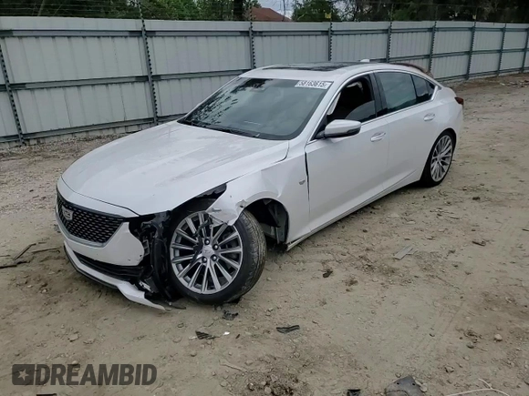 2020 Cadillac CT5 Premium Luxury with VIN 1G6DN5RK3L0117566, listed as a Copart auction lot 58163615 with Not provided miles and Salvage title. Bid and sale history available at DreamBid. Image 13.