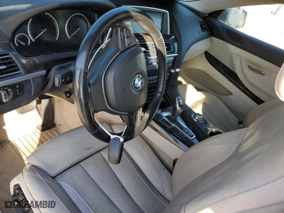 2012 BMW 6 Series 650i xDrive with VIN WBALX5C52CC894497, listed as a Copart auction lot 87381254 with 103,753 mi miles and Salvage Title. Bid and sale history available at carsss.com. Image 8.