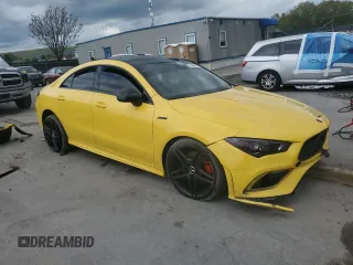 2021 Mercedes-Benz CLA 250 with VIN W1K5J4HB7MN148466, listed as a Copart auction lot 55948395 with 30,066 mi miles and Salvage title. Bid and sale history available at DreamBid. Image 4.
