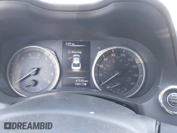 2018 Infiniti Q50 3.0t LUXE with VIN JN1EV7AP7JM358575, listed as a IAAI auction lot 41619592 with 47,520 mi miles. Bid and sale history available at carsss.com. Image 7.