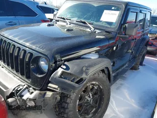 2018 Jeep Wrangler Unlimited Sport z VIN 1C4HJXDN9JW231587, wystawiony jako IAAI lot #41564880 z przebiegiem 129 003 mil mil oraz . Historia ofert i sprzedaży dostępna na DreamBid. Obrazek 17.