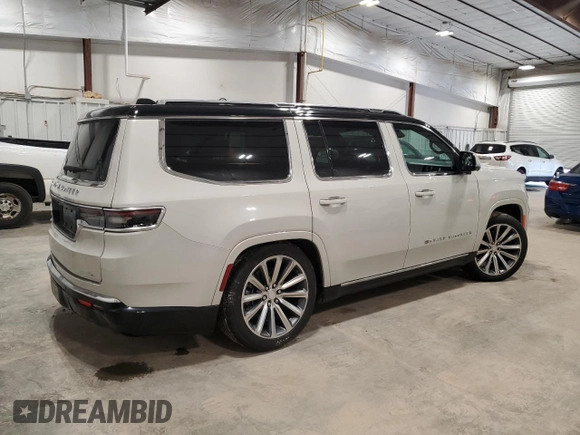 2022 Jeep Grand Wagoneer Series I with VIN 1C4SJVEJ2NS180968, listed as a Copart auction lot 61053895 with 14,741 mi miles and Salvage title. Bid and sale history available at DreamBid. Image 3.