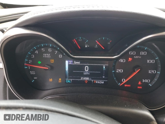 2018 Chevrolet Impala LT with VIN 1G1105SA8JU135527, listed as a Copart auction lot 54045715 with 214,599 mi miles and Clean Title. Bid and sale history available at DreamBid. Image 9.