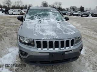 2017 Jeep Compass Sport with VIN 1C4NJCBB8HD133046, listed as a Copart auction lot 46084055 with 67,168 mi miles and Salvage Title. Bid and sale history available at carsss.com. Image 5.