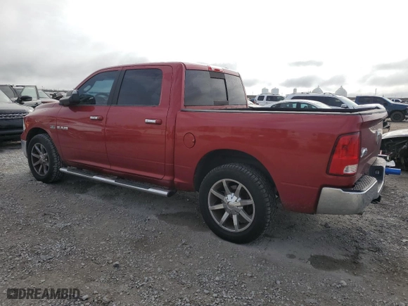 2010 Dodge Ram 1500 SLT with VIN 1D7RB1CT1AS196555, listed as a Copart auction lot 47580305 with 201,771 mi miles and Salvage Title. Bid and sale history available at carsss.com. Image 2.