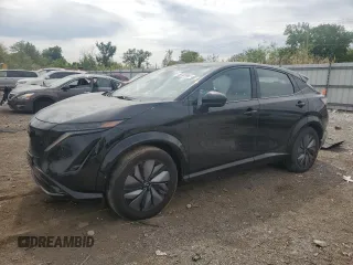 2023 Nissan ARIYA Evolve+ with VIN JN1DF0BB4PM705677, listed as a Copart auction lot 58123605 with 16,228 mi miles and Salvage title. Bid and sale history available at DreamBid. Image 1.