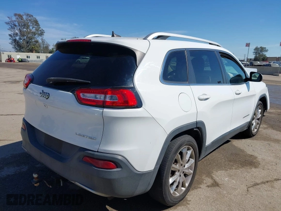 2016 Jeep Cherokee High Altitude with VIN 1C4PJLDB1GW264358, listed as a IAAI auction lot 41884632 with 87,250 mi miles. Bid and sale history available at carsss.com. Image 4.