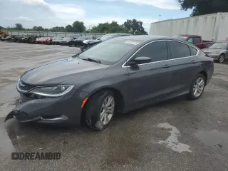 2015 Chrysler 200 Limited z VIN 1C3CCCAB5FN503044, wystawiony jako Copart lot #65787475 z przebiegiem 128 281 mil mil oraz Szkoda całkowita • Salvage title. Historia ofert i sprzedaży dostępna na DreamBid. Obrazek 1.