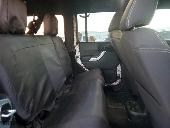 2014 Jeep Wrangler Unlimited Sahara with VIN 1C4BJWEG1EL122709, listed as a Copart auction lot 81367824 with 81,501 mi miles and Salvage Title. Bid and sale history available at carsss.com. Image 11.