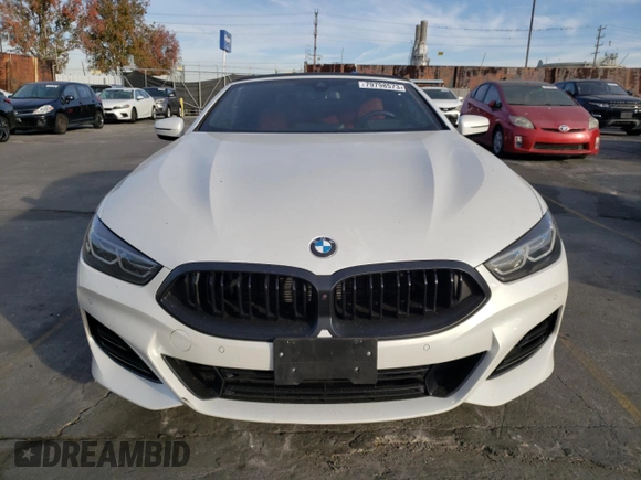 2023 BMW 8 Series 840i with VIN WBADZ2C08PCL26584, listed as a Copart auction lot 79798573 with 7,025 mi miles. Bid and sale history available at carsss.com. Image 5.