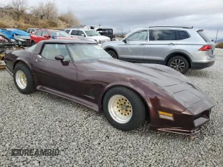 1981 Chevrolet Corvette with VIN 1G1AY8764B5108674, listed as a Copart auction lot 81905804 with 50,014 mi miles and Salvage Title. Bid and sale history available at carsss.com. Image 4.