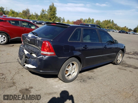 2006 Chevrolet Malibu Maxx LTZ z VIN 1G1ZU63826F160136, wystawiony jako Copart lot #75676094 z przebiegiem 263 875 mil mil oraz Szkoda całkowita • Salvage title. Historia ofert i sprzedaży dostępna na DreamBid. Obrazek 3.