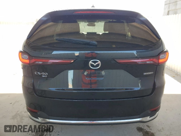 2024 Mazda CX-90 3.3 Turbo Premium with VIN JM3KKDHD1R1134385, listed as a Copart auction lot 82234454 with 15,399 mi miles and Clean Title. Bid and sale history available at carsss.com. Image 6.
