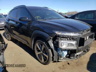 2020 Hyundai Kona Ultimate with VIN KM8K5CA54LU485547, listed as a Copart auction lot 66254682 with 43,981 mi miles. Bid and sale history available at carsss.com. Image 1.
