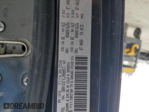 2018 Ram 1500 Express z VIN 1C6RR6KT9JS314881, wystawiony jako Copart lot #43798115 z przebiegiem Nie podano mil oraz Szkoda całkowita • Salvage title. Historia ofert i sprzedaży dostępna na DreamBid. Obrazek 14.
