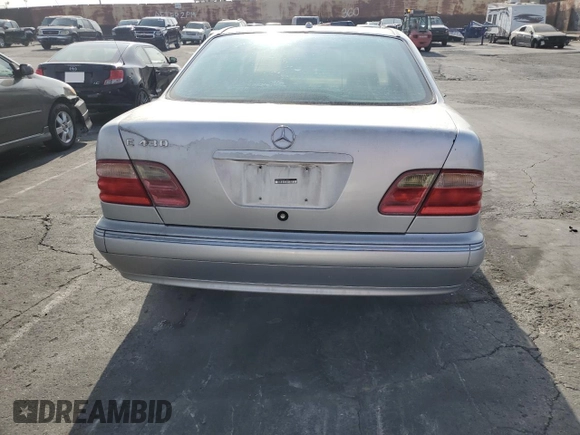2000 Mercedes-Benz E-Class with VIN WDBJF70JXYB071287, listed as a Copart auction lot 85740524 with 0 mi miles and Clean Title. Bid and sale history available at carsss.com. Image 6.