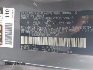 2017 Toyota Sienna LE Auto Access Seat with VIN 5TDKZ3DCXHS818669, listed as a IAAI auction lot 42198544 with 112,871 mi miles. Bid and sale history available at carsss.com. Image 9.