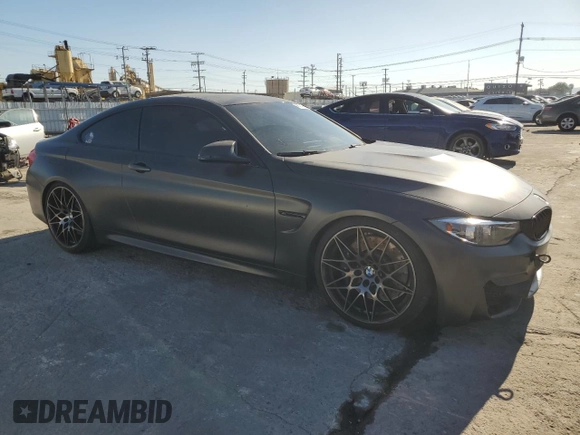 2018 BMW M4 с VIN WBS4Y9C53JAA92296, выставлен на аукционе Copart как лот 46174365 с пробегом 47 319 миль миль и Списание • Salvage title. История ставок и продаж доступна на DreamBid. Изображение 4.