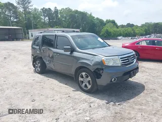 2013 Honda Pilot EX-L z VIN 5FNYF4H53DB072732, wystawiony jako IAAI lot #42133427 z przebiegiem 209 954 mil mil oraz . Historia ofert i sprzedaży dostępna na DreamBid. Obrazek 1.