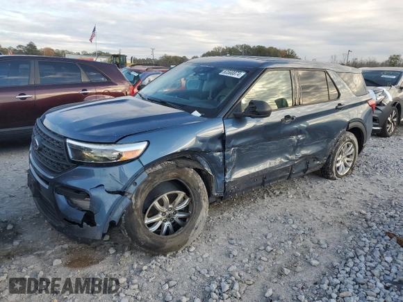 2020 Ford Explorer with VIN 1FMSK8BH9LGB76945, listed as a Copart auction lot 83568874 with 83,616 mi miles and Salvage Title. Bid and sale history available at carsss.com. Image 1.