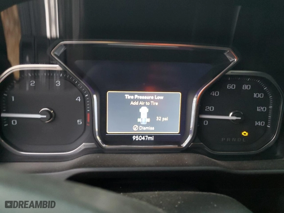 2020 GMC Sierra 3500HD Denali with VIN 1GT49WEY2LF261706, listed as a Copart auction lot 77884054 with 95,047 mi miles and Salvage Title. Bid and sale history available at carsss.com. Image 9.