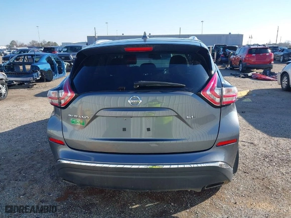 2017 Nissan Murano SL with VIN 5N1AZ2MG8HN189813, listed as a IAAI auction lot 41605558 with 158,440 mi miles. Bid and sale history available at carsss.com. Image 16.