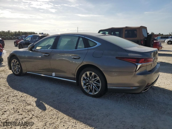2018 Lexus LS with VIN JTHB51FF3J5001674, listed as a Copart auction lot 75014034 with 20,175 mi miles and Non Repairable. Bid and sale history available at carsss.com. Image 2.