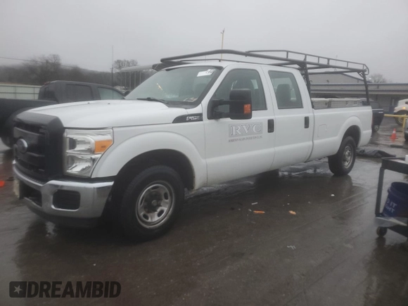 2014 Ford F-250 XL with VIN 1FT7W2A6XEEA57568, listed as a Copart auction lot 44925355 with 184,005 mi miles and Salvage title. Bid and sale history available at DreamBid. Image 1.
