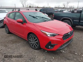 2024 Subaru Impreza Special Sports with VIN JF1GUAFC4R8332232, listed as a IAAI auction lot 40926268 with 7,719 mi miles and . Bid and sale history available at DreamBid. Image 1.