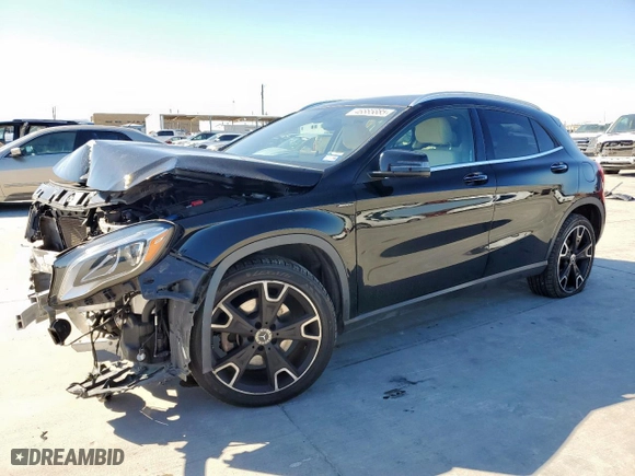 2019 Mercedes-Benz GLA with VIN WDCTG4EB6KJ647729, listed as a Copart auction lot 46885885 with 66,307 mi miles and Salvage Title. Bid and sale history available at carsss.com. Image 1.