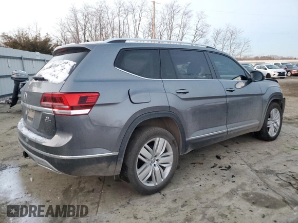 2019 Volkswagen Atlas SEL with VIN 1V2MR2CA5KC611651, listed as a Copart auction lot 86368654 with 54,066 mi miles and Salvage title. Bid and sale history available at DreamBid. Image 3.