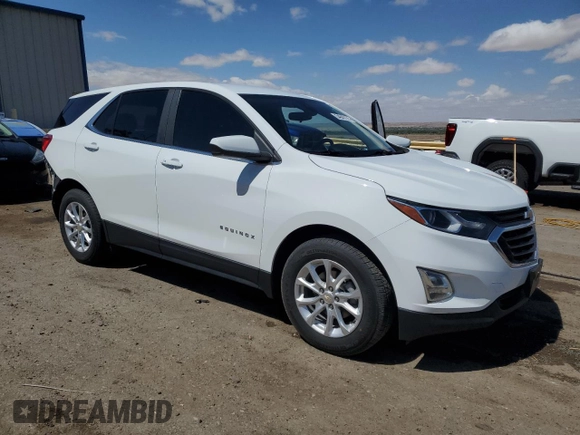 2021 Chevrolet Equinox LT with VIN 3GNAXJEV9MS162077, listed as a Copart auction lot 54849225 with 43,870 mi miles and Salvage title. Bid and sale history available at DreamBid. Image 4.
