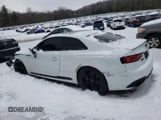 2018 Audi RS 5 z VIN WUAPWAF53JA902100, wystawiony jako Copart lot #45120285 z przebiegiem 39 423 mil mil oraz Szkody całkowita. Historia ofert i sprzedaży dostępna na DreamBid. Obrazek 2.