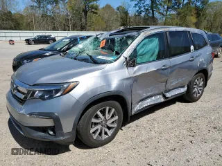 2019 Honda Pilot EX-L with VIN 5FNYF5H5XKB046292, listed as a Copart auction lot 49529655 with 90,071 mi miles and Salvage Title. Bid and sale history available at DreamBid. Image 1.
