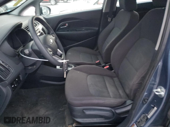 2016 Kia Rio LX with VIN KNADM5A34G6676533, listed as a Copart auction lot 42444355 with 38,350 mi miles and Salvage Title. Bid and sale history available at carsss.com. Image 7.