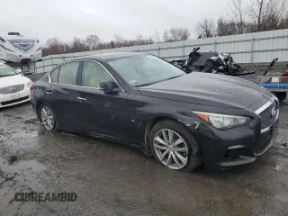 2015 Infiniti Q50 with VIN JN1BV7AR6FM403615, listed as a Copart auction lot 49626385 with 155,423 mi miles and Clean Title. Bid and sale history available at carsss.com. Image 4.