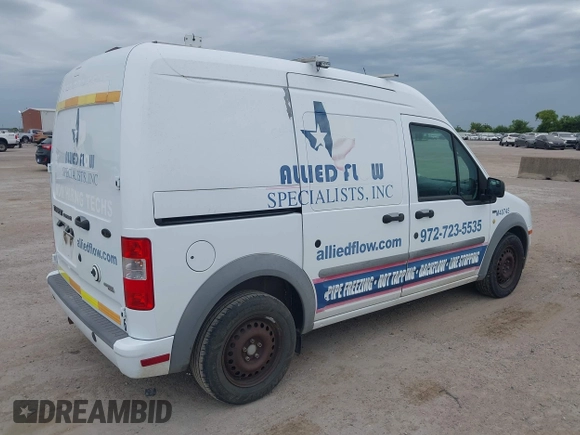 2013 Ford Transit Connect XLT with VIN NM0LS7BN4DT134858, listed as a IAAI auction lot 42608850 with 107,095 mi miles and . Bid and sale history available at DreamBid. Image 4.