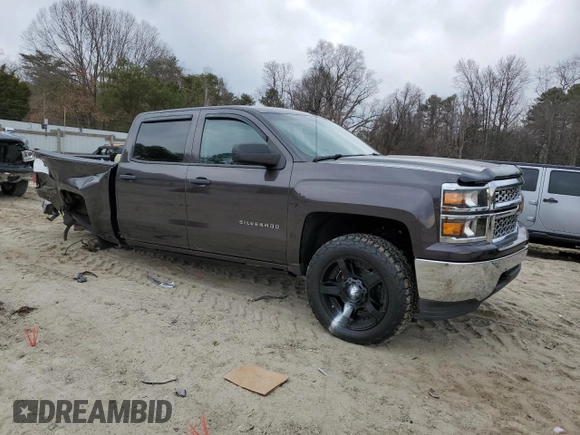 2014 Chevrolet Silverado 1500 LT with VIN 3GCUKREC7EG452842, listed as a Copart auction lot 47067585 with 77,254 mi miles and Salvage Title. Bid and sale history available at DreamBid. Image 4.