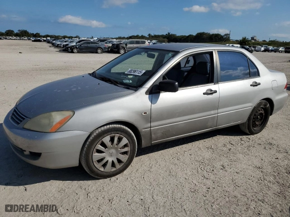 2006 Mitsubishi Lancer ES with VIN JA3AJ26E26U068557, listed as a Copart auction lot 88296115 with 181,328 mi miles and Salvage Title. Bid and sale history available at carsss.com. Image 1.