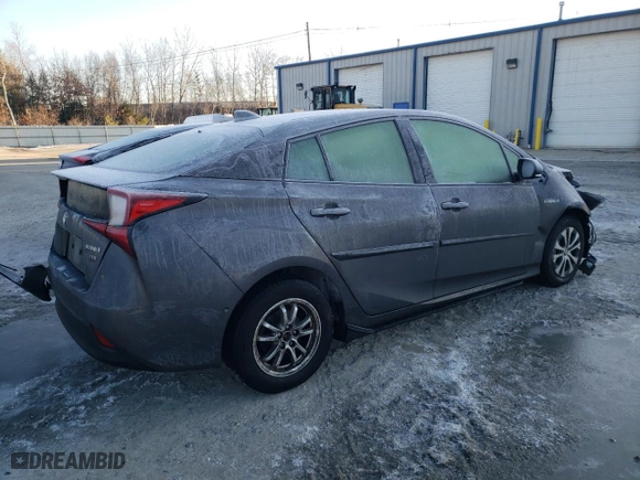 2022 Toyota Prius LE with VIN JTDL9MFU3N3033391, listed as a Copart auction lot 86853604 with 0 mi miles and Salvage Title. Bid and sale history available at carsss.com. Image 3.