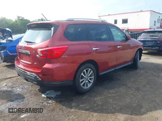 2017 Nissan Pathfinder SV with VIN 5N1DR2MN4HC673145, listed as a IAAI auction lot 42429907 with 137,099 mi miles and . Bid and sale history available at DreamBid. Image 4.