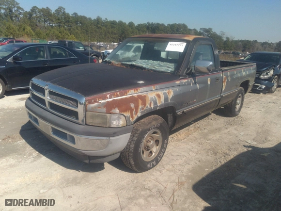 1995 Dodge Ram 1500 with VIN 1B7HC16Y6SS247656, listed as a IAAI auction lot 41247772 with 198,300 mi miles. Bid and sale history available at carsss.com. Image 2.