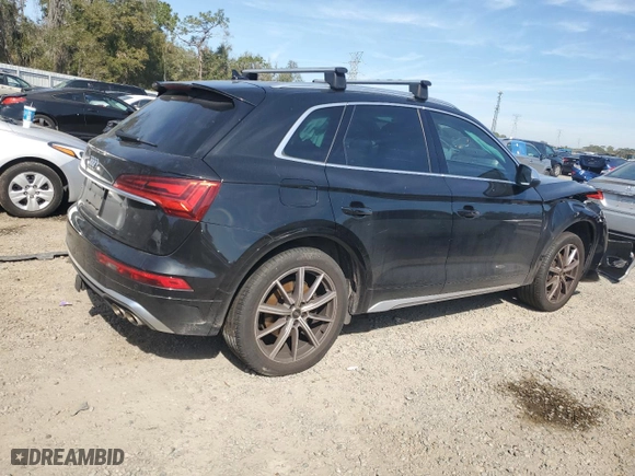 2022 Audi SQ5 Premium Plus with VIN WA1B4AFY2N2126494, listed as a Copart auction lot 43123265 with 14,397 mi miles and Non Repairable. Bid and sale history available at carsss.com. Image 3.