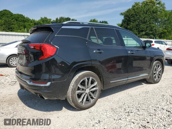 2019 GMC Terrain Denali with VIN 3GKALSEX1KL261290, listed as a Copart auction lot 59987895 with 90,788 mi miles and Salvage title. Bid and sale history available at DreamBid. Image 3.