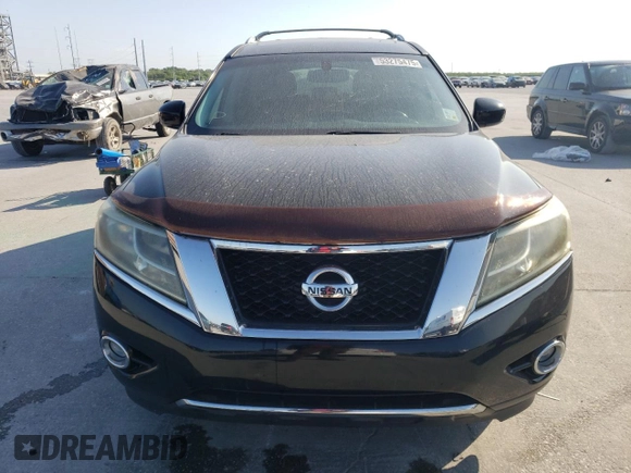 2014 Nissan Pathfinder SL with VIN 5N1AR2MN8EC708350, listed as a Copart auction lot 53275475 with 90,407 mi miles and Salvage Title. Bid and sale history available at DreamBid. Image 5.