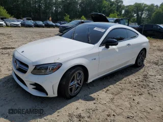 2022 Mercedes-Benz C 43 AMG z VIN W1KWJ6EB4NG115449, wystawiony jako Copart lot #58302935 z przebiegiem Nie podano mil oraz Czysty tytuł • Clean title. Historia ofert i sprzedaży dostępna na DreamBid. Obrazek 1.