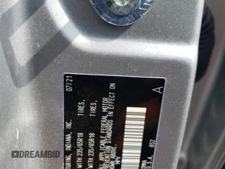 2021 Toyota Highlander XLE with VIN 5TDGZRBH0MS138927, listed as a Copart auction lot 61355215 with 54,864 mi miles and Salvage title. Bid and sale history available at DreamBid. Image 12.