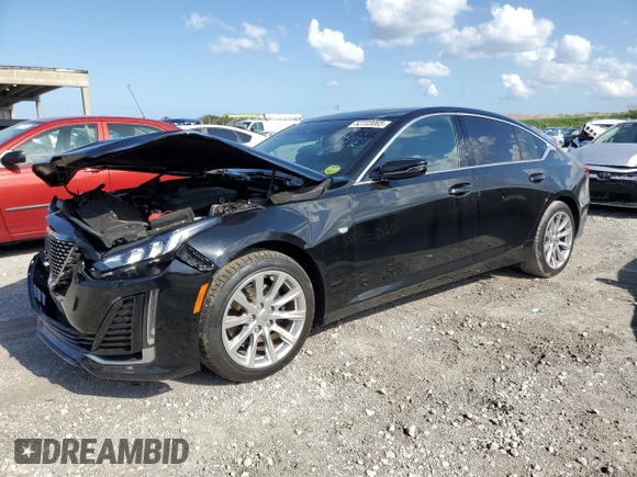 2020 Cadillac CT5 Luxury z VIN 1G6DM5RK8L0119235, wystawiony jako Copart lot #52723065 z przebiegiem 82 212 mil mil oraz Szkody całkowita. Historia ofert i sprzedaży dostępna na DreamBid. Obrazek 1.