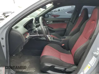 2024 Honda Civic Si with VIN 2HGFE1E57RH473667, listed as a Copart auction lot 53494905 with 12,576 mi miles and Salvage title. Bid and sale history available at DreamBid. Image 7.