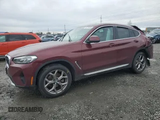 2023 BMW X4 xDrive30i z VIN 5UX33DT03P9P62444, wystawiony jako Copart lot #49718485 z przebiegiem Nie podano mil oraz Szkoda całkowita • Salvage title. Historia ofert i sprzedaży dostępna na DreamBid. Obrazek 1.